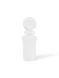 Pennyhead Stopper, Solid Glass, 24/40