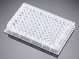 Falcon(R) 96 Well Clear Round Bottom Not Treated Library Storage Plate, 25/Pack, 100/Case