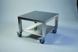 Stainless Steel Refrigerator Dolly, one shelf