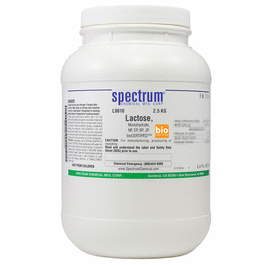 Lactose, Monohydrate, NF, EP, BP, JP, bioCERTIFIED(TM)