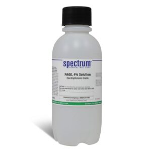 PAGE, 4 Percent Solution, Electrophoresis Grade