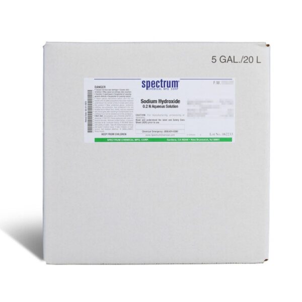 Sodium Hydroxide, 0.2 N Aqueous Solution