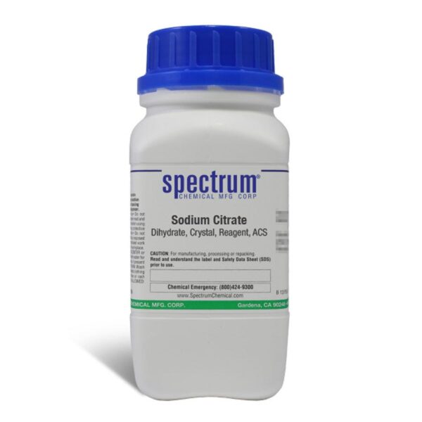 Sodium Citrate, Dihydrate, Crystal, Reagent, ACS