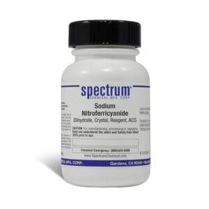 Sodium Nitroferricyanide, Dihydrate, Crystal, Reagent, ACS