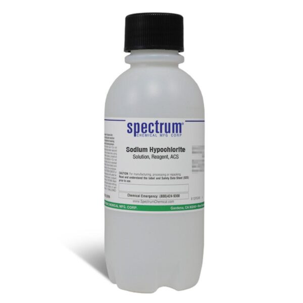 Sodium Hypochlorite, 5 Percent Available Chlorine, Solution, Reagent, ACS
