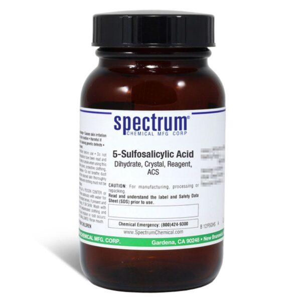 5-Sulfosalicylic Acid, Dihydrate, Crystal, Reagent, ACS