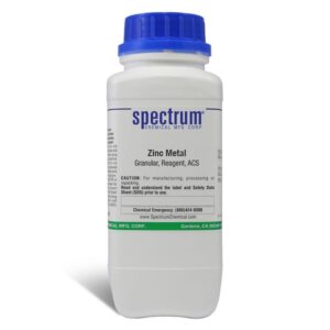 Zinc Metal, Granular, Reagent, ACS
