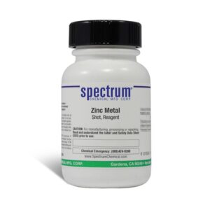 Zinc Metal, 0.25 in. and Finer, Shot, Reagent