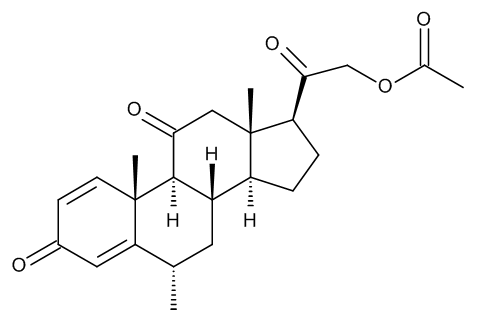 17-Dehydroxy-6Alpha-methyl-11-oxo Prednisolone 21-Acetate