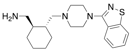 N-[1R,2R-(2-Methylamino)cyclohex-1-yl)methyl]-N’-(1,2-benzisothiazol-3-yl)piperazine
