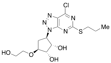 (1S,2S,3R,5S)-3-[7-Chloro-5-(propylthio)-3H-1,2,3-triazolo[4,5-d]pyrimidin-3-yl]-5-(2-hydroxyethoxy)-1,2-cyclopentanediol
