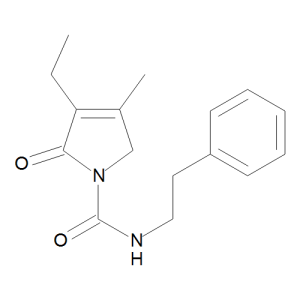 3-Ethyl-2,5-dihydro-4-methyl-2-oxo-N-(2-phenylethyl)-1H-pyrrole-1-carboxamide