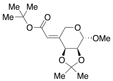 (4E)-4-Deoxy-4-[2-(1,1-dimethylethoxy)-2-oxoethylidene]-2,3-O-(1-methylethylidene)-Beta-L-erythropentopyranoside Methyl Ether