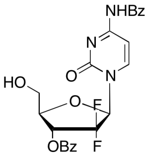 N-Benzoyl-2'-deoxy-2',2'-difluorocytidine 3’-Benzoate