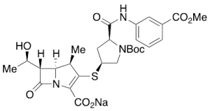Ertapenem N-tert-Butyloxycarbonyl Methyl Ester Sodium Salt