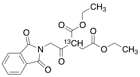 2-[(1,3-Dihydro-1,3-dioxo-2H-isoindol-2-yl)acetyl]-butanedioic-2-13C Acid Diethyl Ester
