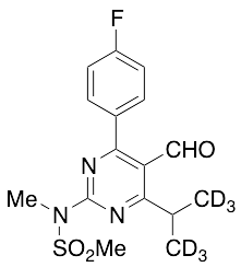 N-(4-(4-Fluorophenyl)-5-formyl-6-isopropylpyrimidin-2-yl)-N-methylmethanesulfonamide-d6
