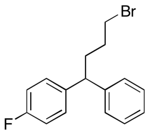 1-(4-Bromo-1-phenylbutyl)-4-fluorobenzene