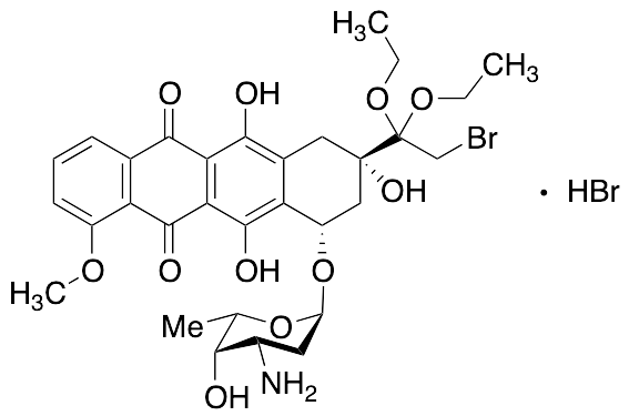 (8S-cis)-10-[(3-Amino-2,3,6-trideoxy-Alpha-L-lyxo-hexopyranosyl)oxy]-8-(2-bromo-1,1-diethoxyethyl)-7,8,9,10-tetrahydro-6,8,11-trihydroxy-1-methoxy-5,12-naphthacenedione Hydrobromide (Technichal Grade)