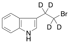 Indolyl-3-(ethyl-b-bromide)-d4