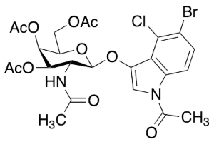 1-Acetyl-5-bromo-4-chloro-3-indolyl 2-Acetamido-2-deoxy-3,4,6-triacetate-Beta-D-galactopyranoside