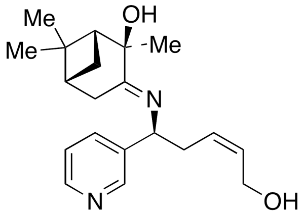 (1R,2R,5R)-3-[[(1S,3Z)-5-Hydroxy-1-(3-pyridinyl)-3-penten-1-yl]imino]-2,6,6-trimethyl-bicyclo[3.1.1]heptan-2-ol