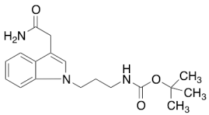N-[3-[3-(2-Amino-2-oxoethyl)-1H-indol-1-yl]propyl]-carbamic Acid 1,1-Dimethylethyl Ester