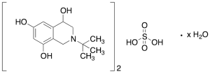 2-(1,1-Dimethylethyl)-1,2,3,4-tetrahydro-4,6,8-Isoquinolinetriol Hemisulfate Hydrate