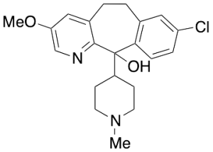8-Chloro-3-methoxy-11-(1-methyl-4-piperidinyl)-6,11-dihydro-5H-benzo[5,6]-cyclohepta[1,2-b]pyridin-11-ol