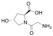 (2S,4R)-1-(2-Aminoacetyl)-4-hydroxypyrrolidine-2-carboxylic Acid