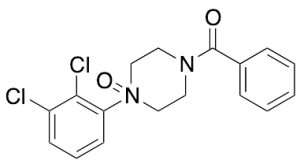 1-Benzoyl-4-(2,3-dichlorophenyl)piperazine 4-Oxide