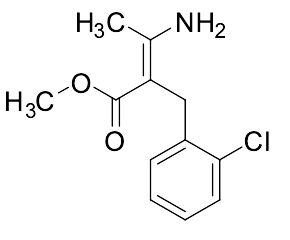 Methyl 3-amino-2-[(2-chlorophenyl)methyl]but-2-enoate