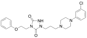 1-[3-[4-(3-Chlorophenyl)-1-piperazinyl]propyl]-4-(2-phenoxyethyl)-1,2,4-triazolidine-3,5-dione