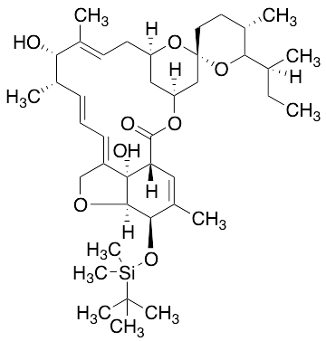 (6R,13S,25R)-5-O-Demethyl-28-deoxy-5-O-[(1,1-dimethylethyl)dimethylsilyl]-6,28-epoxy-13-hydroxy-25-[(1S)-1-methylpropyl] Milbemycin B