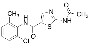 2-Acetamido-N-(2-chloro-6-methylphenyl)thiazole-5-carboxamide