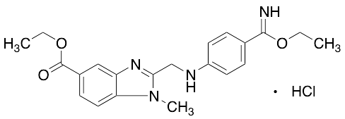 2-[[[4-(Ethoxyiminomethyl)phenyl]amino]methyl]-1-methyl-1H-benzimidazole-5-carboxylic Acid Ethyl Ester Hydrochloride
