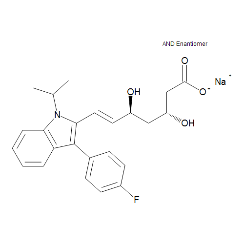 Fluvastatin Sodium Salt(Relative Stereochemistry)