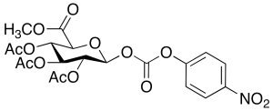 Beta-D-Glucopyranuronic Acid Methyl Ester 2,3,4-Triacetate 1-(4-Nitrophenyl Carbonate)