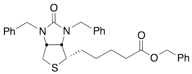 [3aS-(3aalpha,4beta,6aalpha)]-Hexahydro-2-oxo-1,3-bis(phenylmethyl)-1H-Thieno[3,4-d]imidazole-4-pentanoic Acid Phenylmethyl Ester