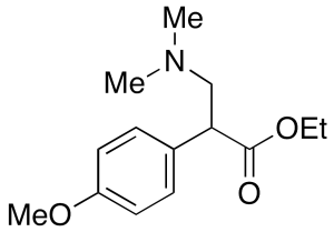 Ethyl alpha-(p-Methoxyphenyl)-beta-(dimethylamino)propionate