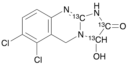 3-Hydroxy Anagrelide-13C3 (~80%)