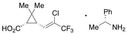 (1S-cis)-3-(2-Chloro-3,3,3-trifluoro-1-propenyl)-2,2-dimethylcyclopropanecarboxylic Acid (R)-Alpha-Methylbenzenemethanamine