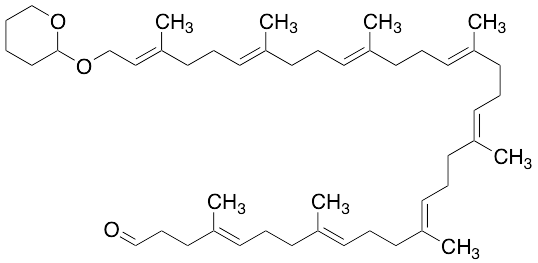 (4E,8E,12E,16E,20E,24E,28E,32E)-4,8,12,16,20,24,28,32-Octamethyl-34-((tetrahydro-2H-pyran-2-yl)oxy)tetratriaconta-4,8,12,16,20,24,28,32-octaenal
