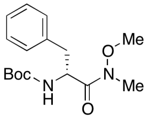 N-[(1R)-2-(Methoxymethylamino)-2-oxo-1-(phenylmethyl)ethyl]carbamic Acid 1,1-Dimethylethyl Ester