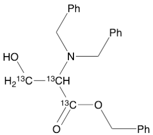 2-N,N-Dibenzyl Serine Benzyl Ester-13C3