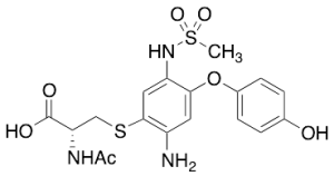 Amino Hydroxynimesulide NAC Adduct