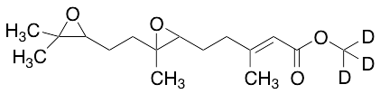 (2E)-5-[3-[2-(3,3-Dimethyl-2-oxiranyl)ethyl]-3-methyl-2-oxiranyl]-3-methyl-2-pentenoic-d3 Acid