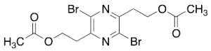 (3,6-Dibromopyrazine-2,5-diyl)bis(ethane-2,1-diyl) Diacetate