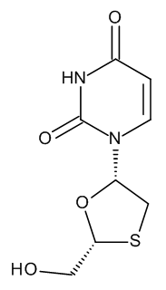 (2R-cis)-1-[2-(Hydroxymethyl)-1,3-oxathiolan-5-yl]-2,4(1H,3H)-pyrimidinedione