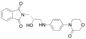 2-[(2S)-2-Hydroxy-3-[[4-(3-oxo-4-morpholinyl)phenyl]amino]propyl]-1H-isoindole-1,3(2H)-dione